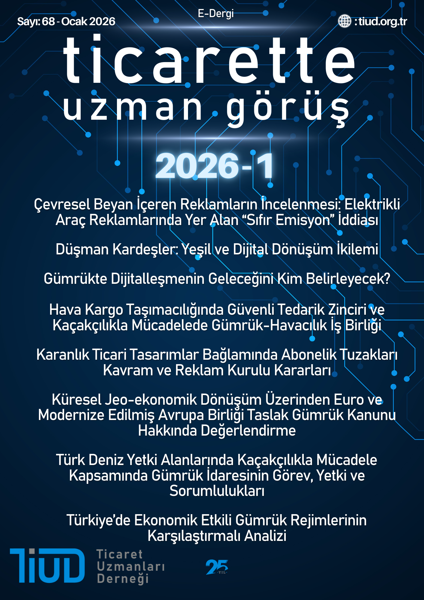 Ticarette Uzman Görüş 68 Kapak Görseli